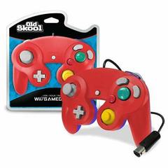 Old Skool GameCube / Wii Compatible Controller - RED/BLUE