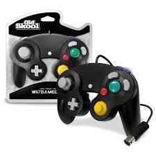 Old Skool GameCube / Wii Compatible Controller - BLACK