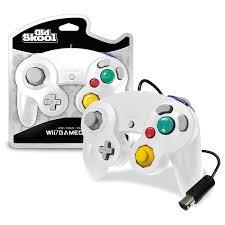 Old Skool GameCube / Wii Compatible Controller - WHITE