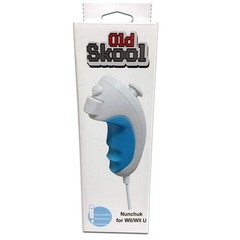 Old Skool Nunchuck Controller For Wii / Wii U Remote - White