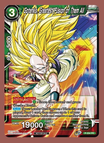 Gotenks, Greatest Fusion of Them All - P-254 - PR - Foil