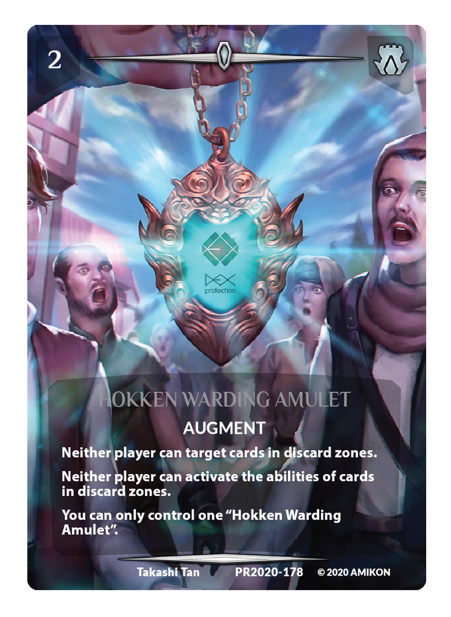 Hokken Warding Amulet (Full Art)