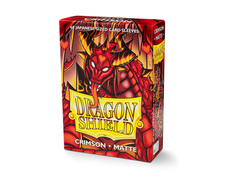 Dragon Shield - Matte – 60 Japanese Size - Crimson ‘Elohaen’