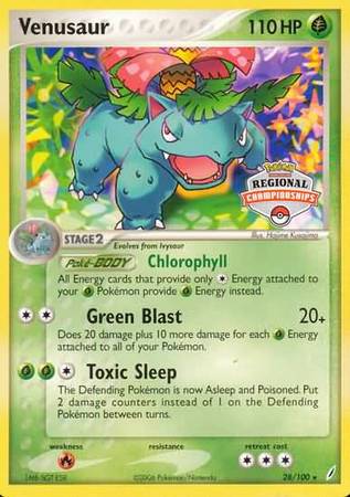 Venusaur - 28/100 - Regional Championships Promo