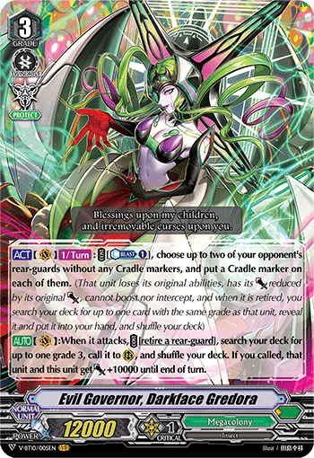 Evil Governor, Darkface Gredora - V-BT10/005EN - VR