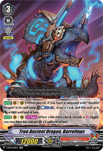 True Ancient Dragon, Barreltops - V-BT10/021EN - RR