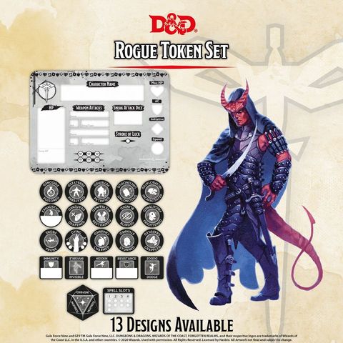 D&D Token Set: Rogue