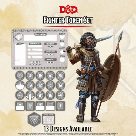 D&D Token Set: Fighter