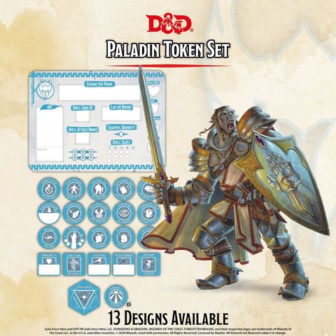 D&D Token Set: Paladin