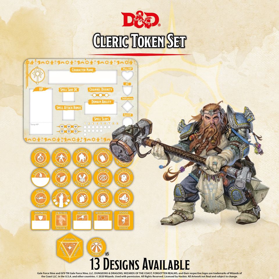 D&D Token Set: Cleric