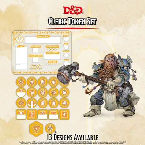 D&D Token Set: Cleric