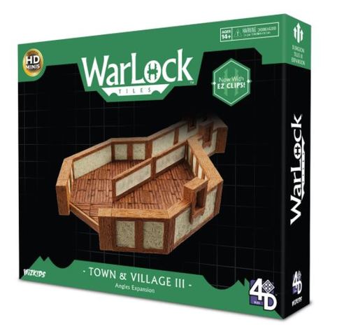 WarLock Tiles: Town & Village II: Full Height Plaster Walls - Miniatures newest