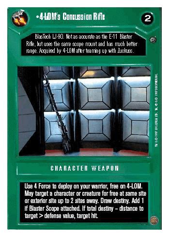 4-LOMs Concussion Rifle - Unlimited