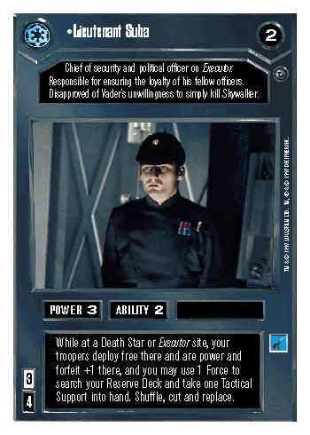 Lieutenant Suba - Unlimited
