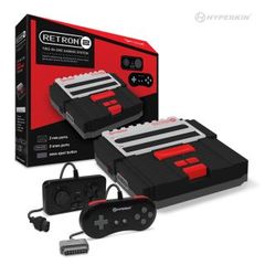 RetroN 2 Gaming Console for SNES/ NES (Black) - Hyperkin