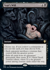 Szat's Will - Foil - Extended Art