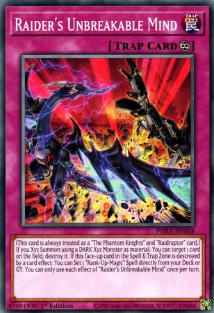 Raiders Unbreakable Mind - PHRA-EN068 - Common - 1st Edition