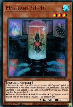 Myutant ST-46 - PHRA-EN085 - Ultra Rare - 1st Edition