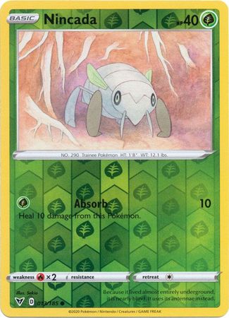 Nincada - 013/185 - Common - Reverse Holo