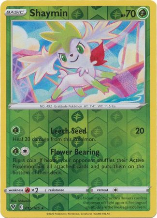 Shaymin - 015/185 - Holo Rare - Reverse Holo