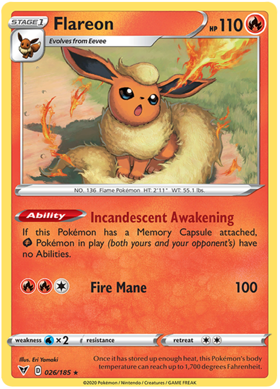 Flareon - 026/185 - Rare
