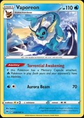 Vaporeon - 030/185 - Rare