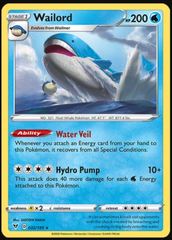 Wailord - 032/185 - Holo Rare