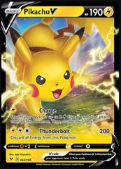 Pikachu V - 043/185 - Ultra Rare