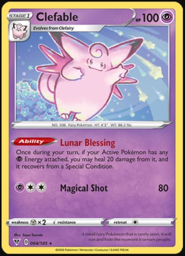 Clefable - 064/185 - Rare