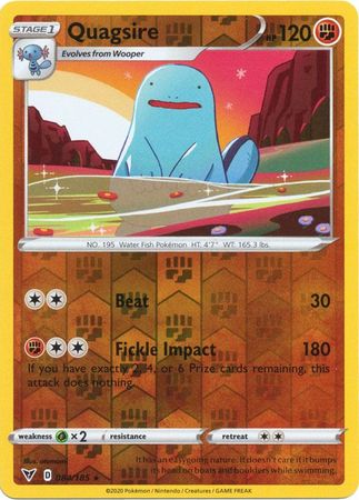 Marasire - 084/185 - Rare - Holo inverse // Quagsire - 084/185 - Rare - Reverse Holo