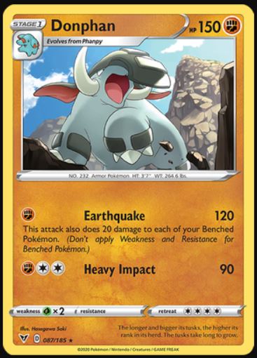 Donphan - 087/185 - Rare