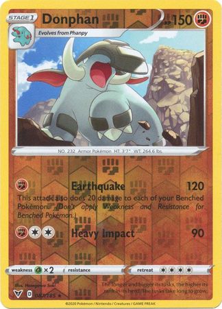Donphan - 087/185 - Rare - Reverse Holo