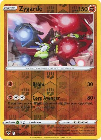 Zygarde - 093/185 - Holo Rare - Reverse Holo