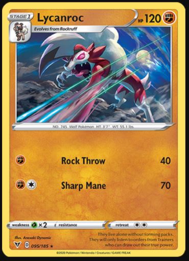 Lycanroc - 095/185 - Rare