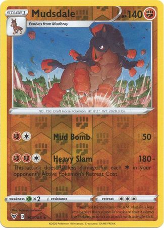 mudsdale pokemon card value Mudsdale (46/63) - Pokemon Heat Wave Arena (sv9a)