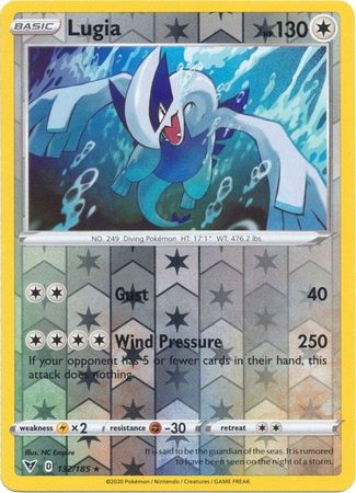 Lugia - 132/185 - Holo Rare - Reverse Holo