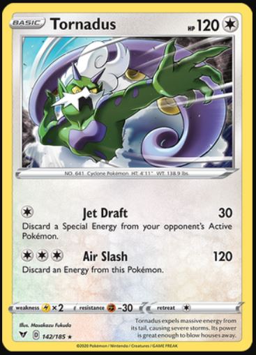 Tornadus - 142/185 - Holo Rare