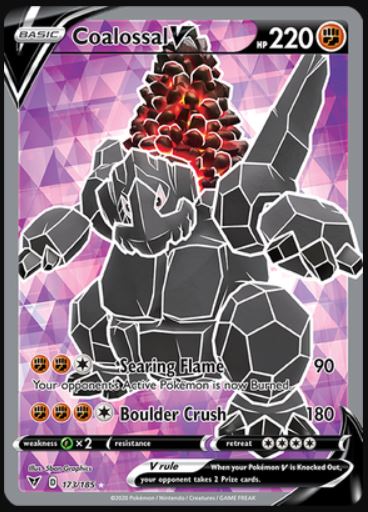 Coalossal V - 173/185 - Full Art Ultra Rare