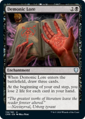 Demonic Lore - Foil