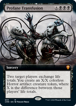 Profane Transfusion - Foil - Extended Art