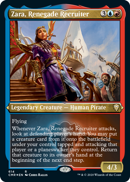 Zara, Renegade Recruiter (614) - ETCHED FOIL