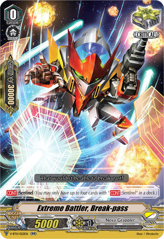 Extreme Battler, Break-pass - V-BT11/022EN - RR