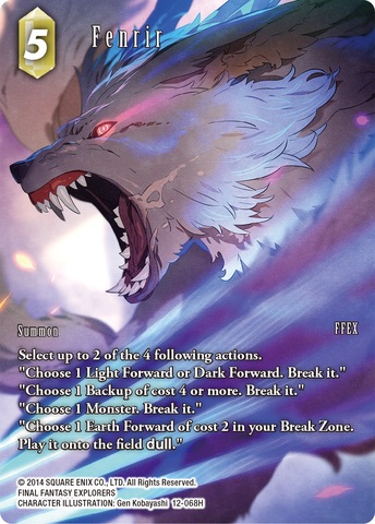 Fenrir - 12-068H - Full Art