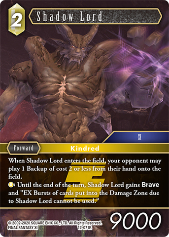 Shadow Lord - 12-071R