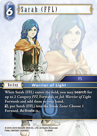 Sarah (FFL) - 12-099R