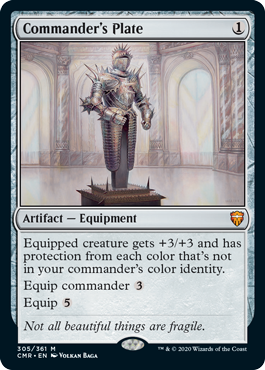 Commanders Plate - Foil