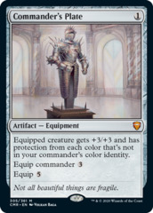 Commander's Plate - Foil