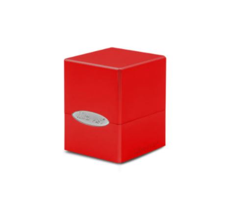 Ultra Pro Deck Box: Apple Red Satin Cube