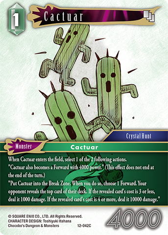 Cactuar - 12-042C - Foil