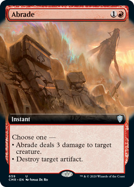 Abrade - Foil - Extended Art